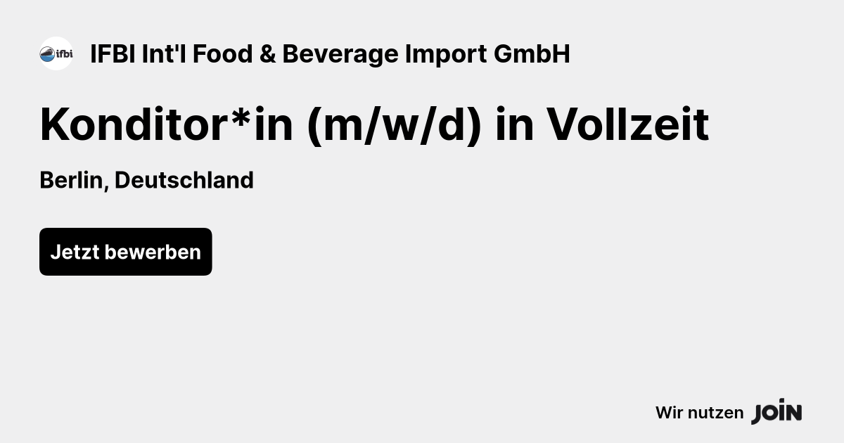 IFBI Int'l Food & Beverage Import GmbH logo