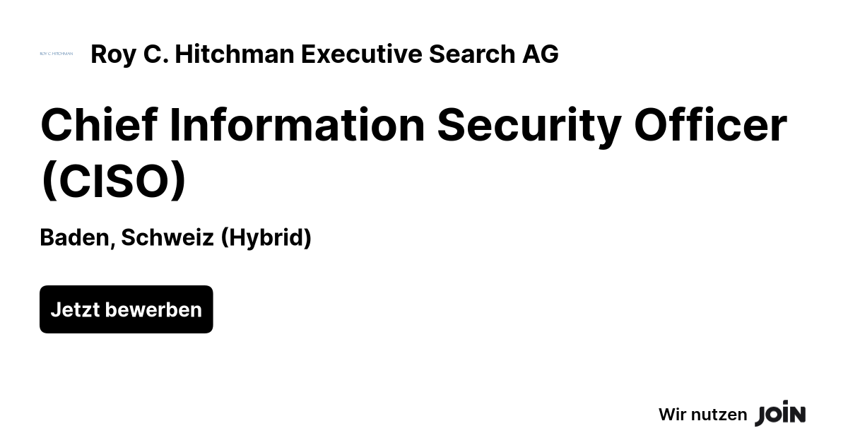 Roy C. Hitchman Executive Search AG logo