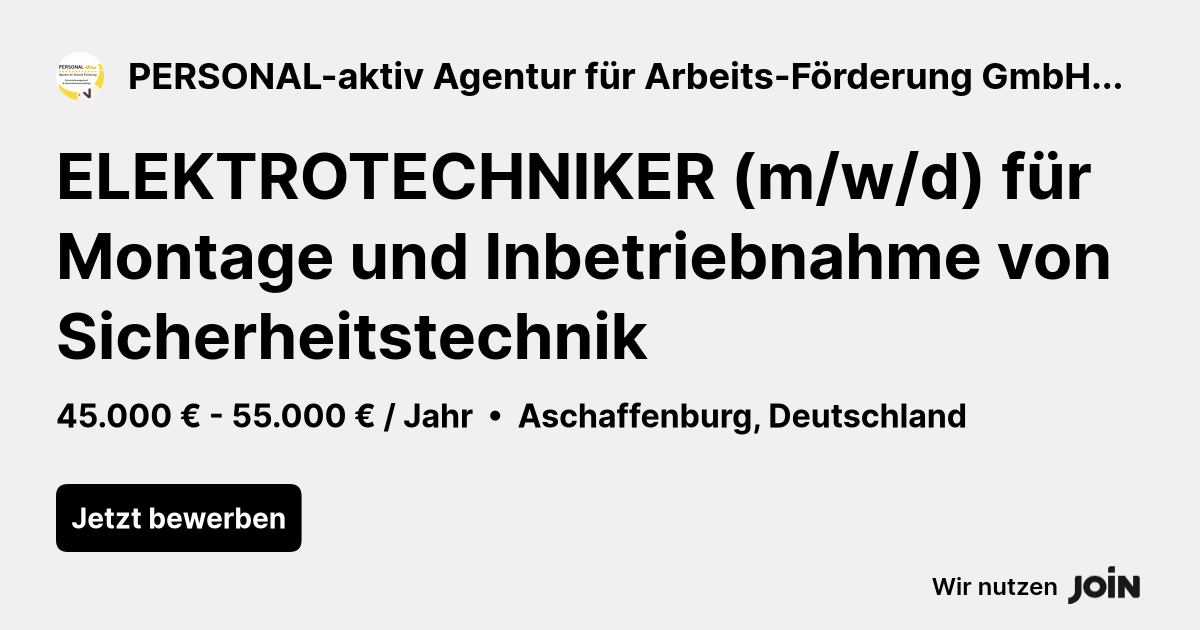 PERSONAL-aktiv Agentur für Arbeits-Förderung GmbH -DIREKTVERMITTLUNG logo