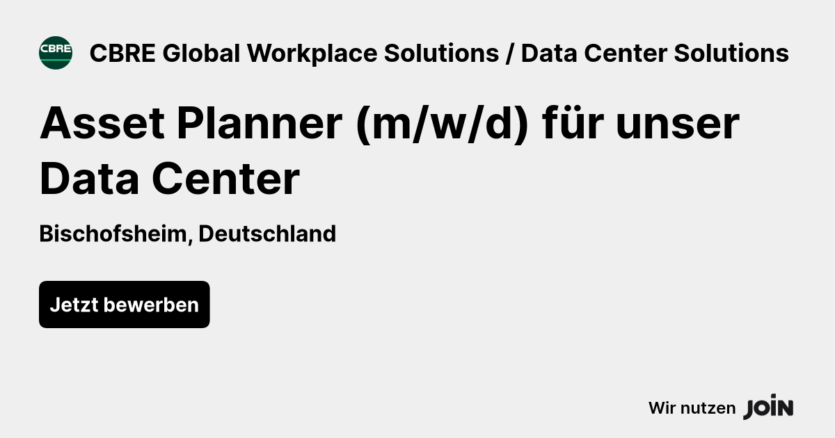 CBRE Global Workplace Solutions / Data Center Solutions logo