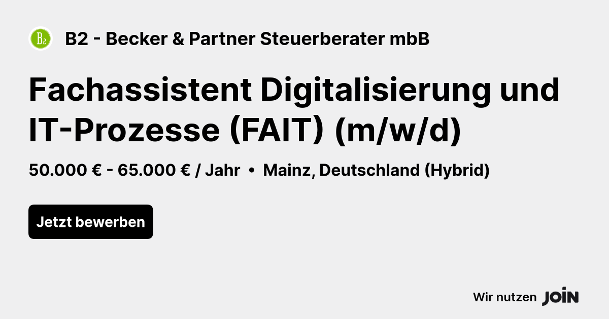 B2 - Becker & Partner Steuerberater mbB logo