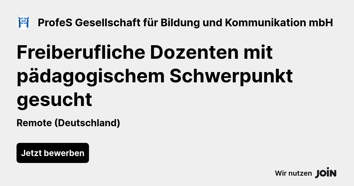 ProfeS Gesellschaft für Bildung und Kommunikation mbH logo