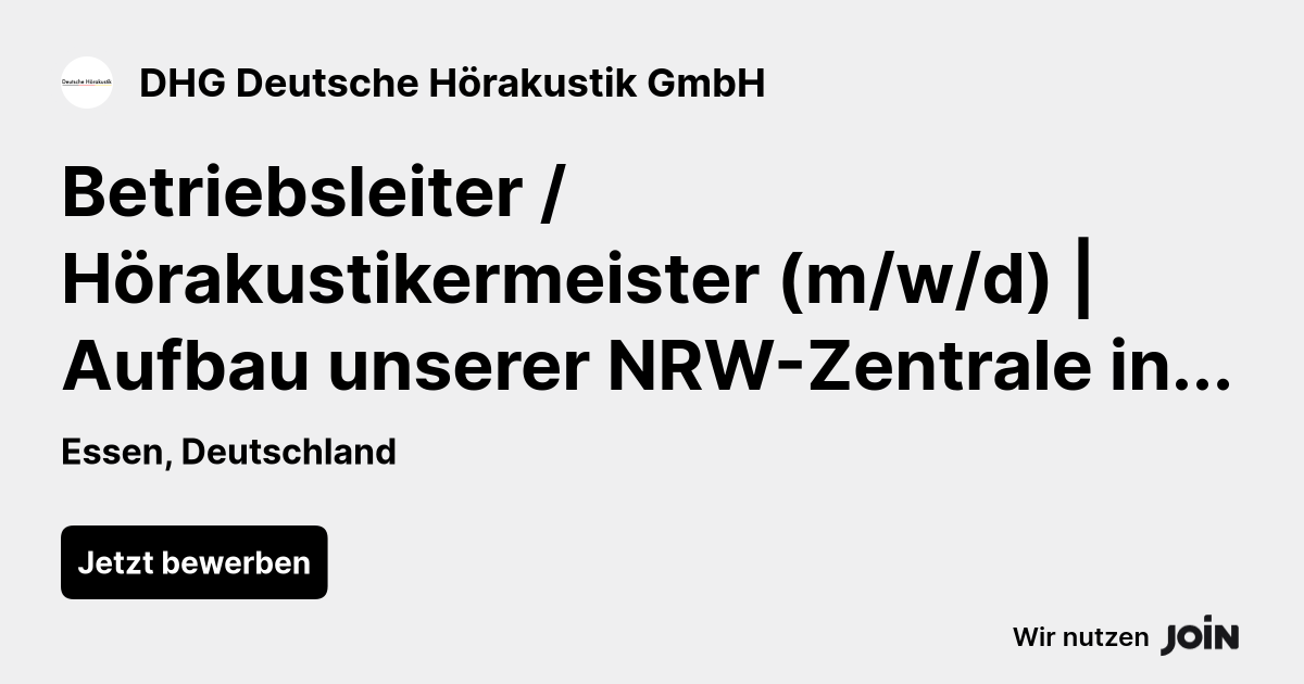 DHG Deutsche Hörakustik GmbH logo