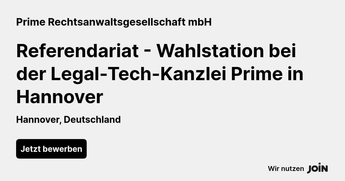 Prime Rechtsanwaltsgesellschaft mbH logo