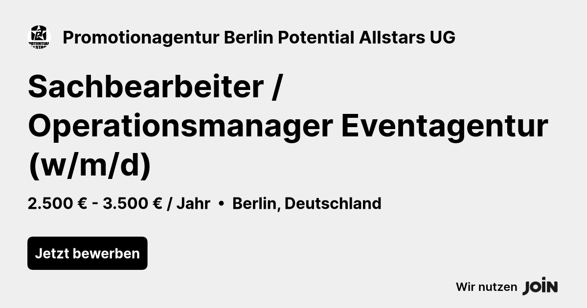 Promotionagentur Berlin Potential Allstars UG logo