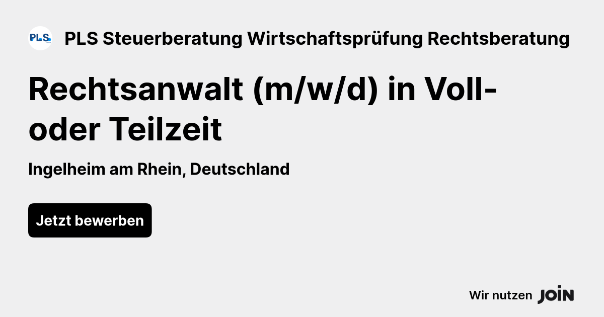 PLS Steuerberatung Wirtschaftsprüfung Rechtsberatung logo