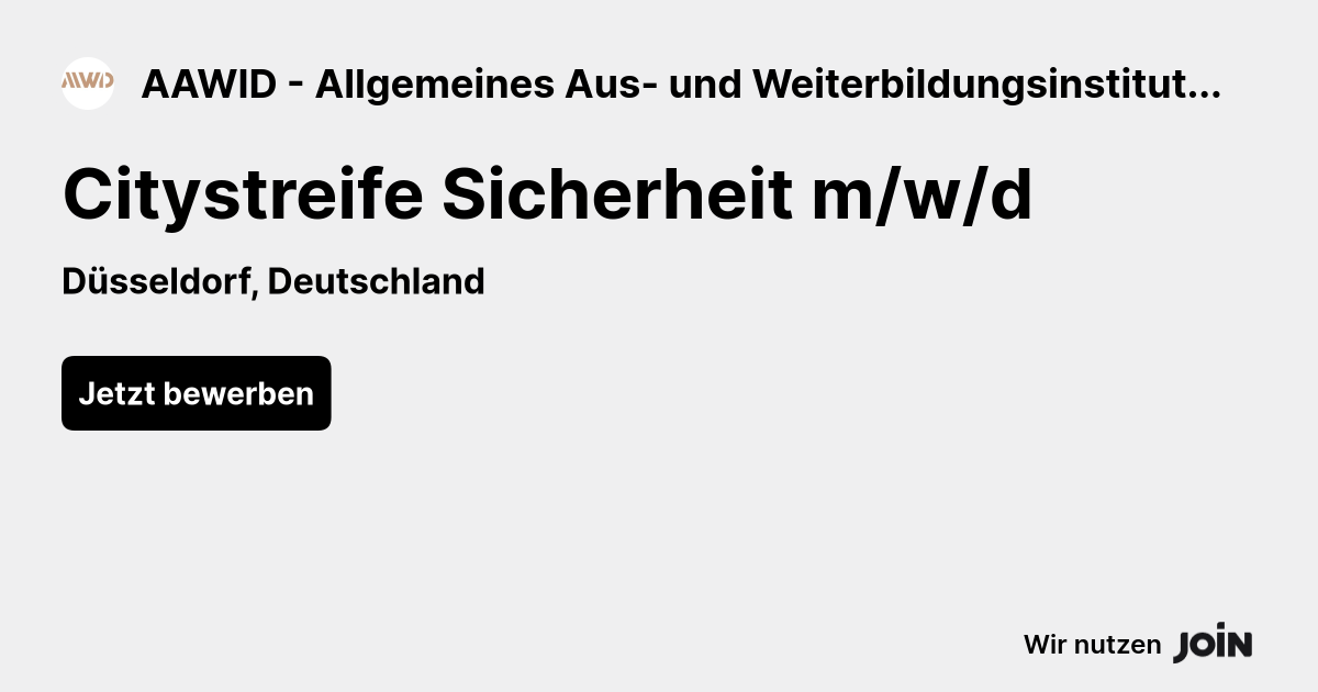 AAWID - Allgemeines Aus- und Weiterbildungsinstitut Deutschland GmbH logo