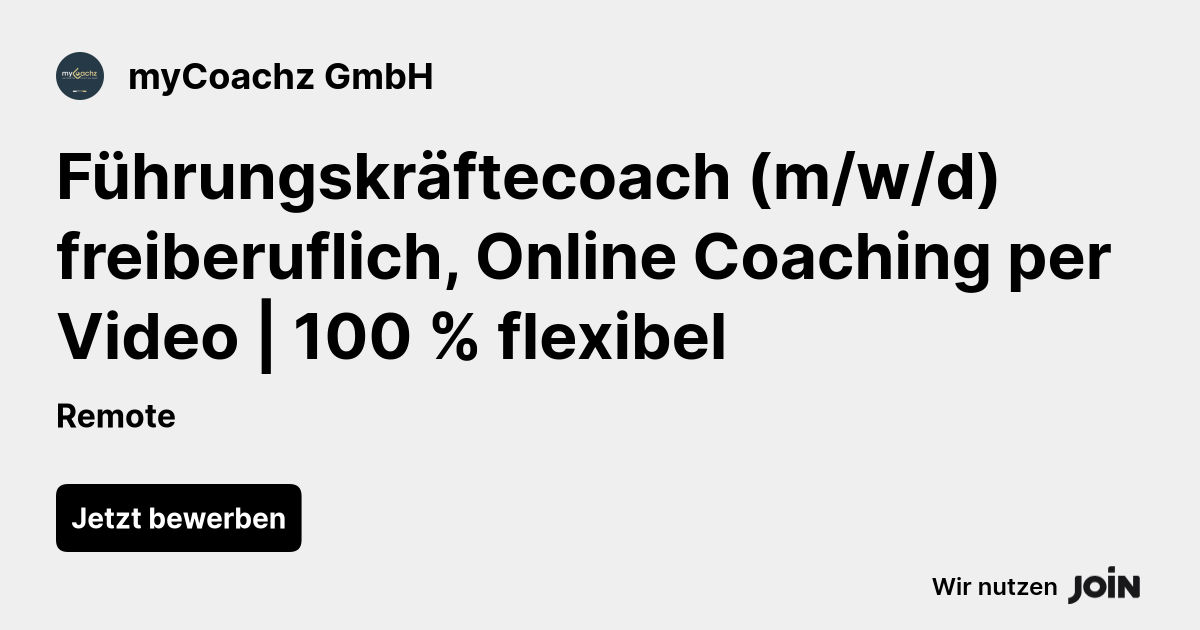 myCoachz GmbH logo