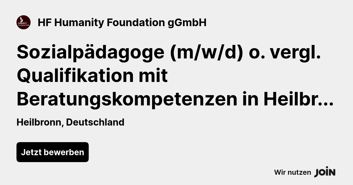 HF Humanity Foundation gGmbH logo