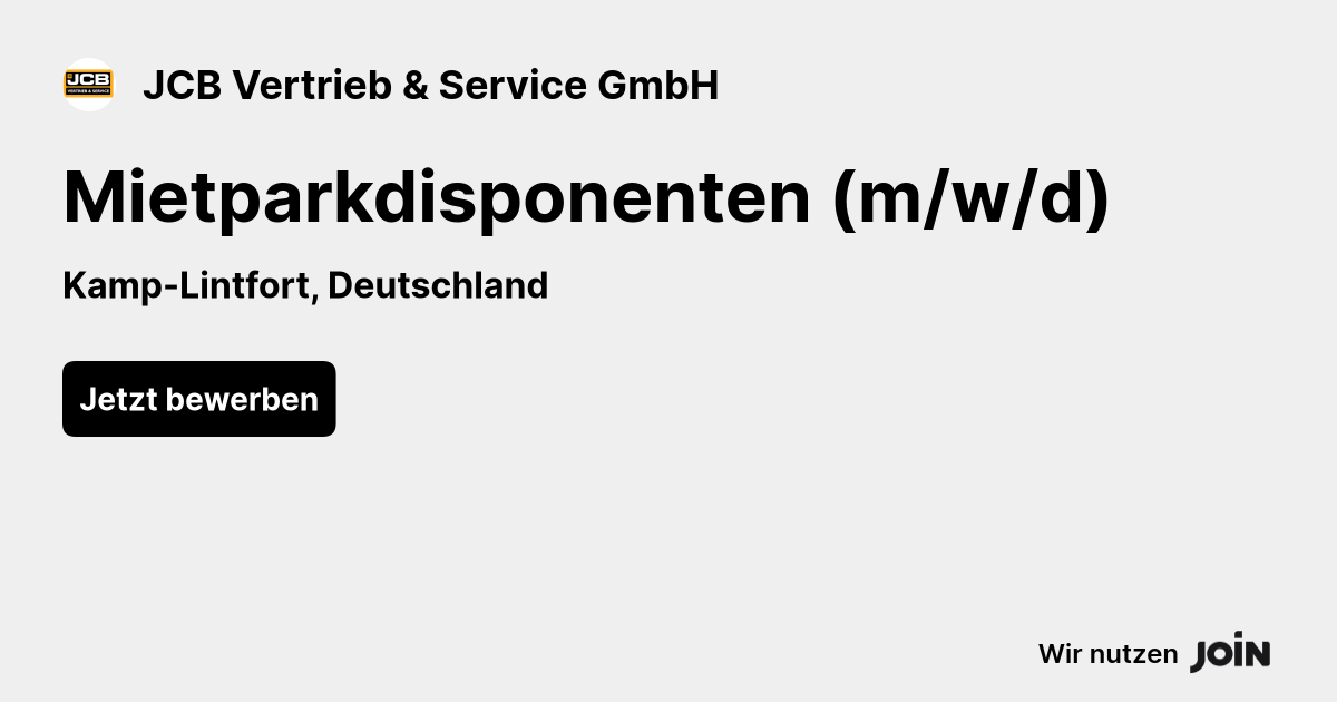 JCB Vertrieb & Service GmbH logo