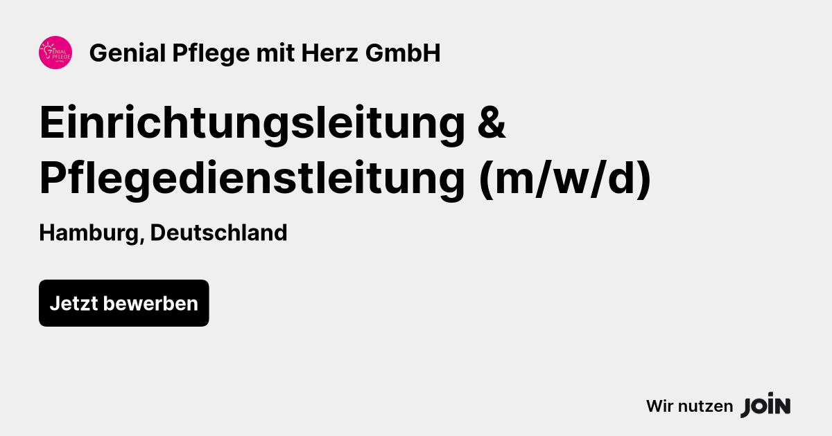 Genial Pflege mit Herz GmbH logo