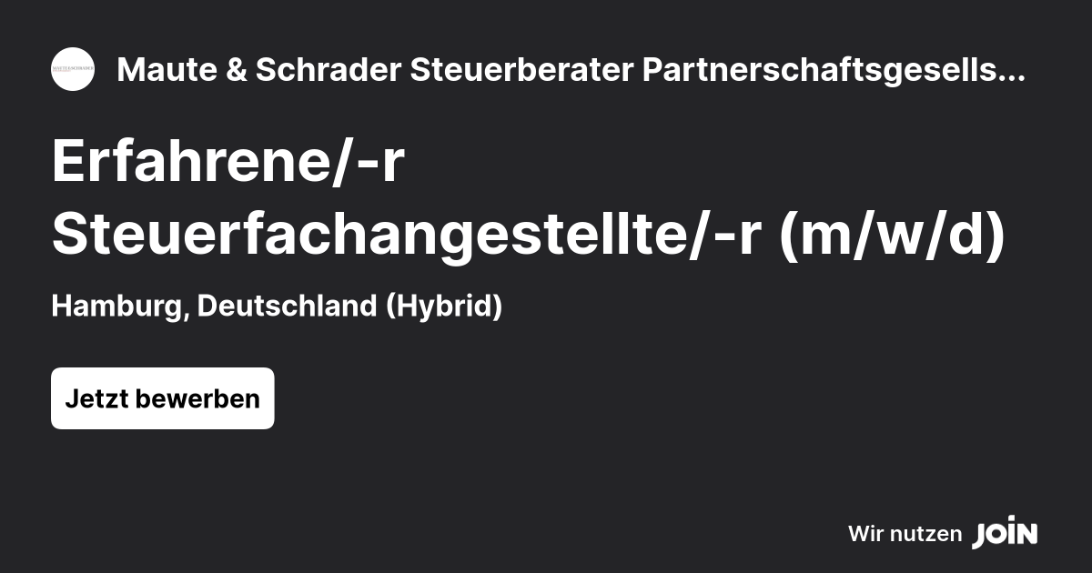 Maute & Schrader Steuerberater Partnerschaftsgesellschaft mbB logo