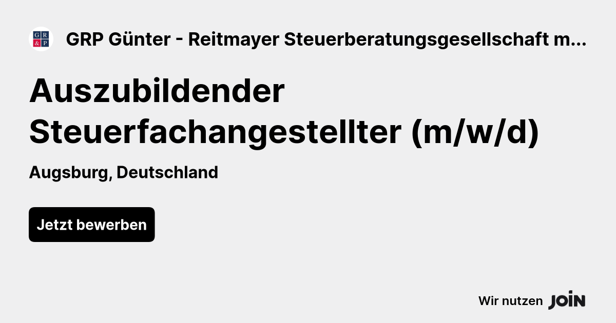 GRP Günter - Reitmayer Steuerberatungsgesellschaft mbH & Co. KG logo