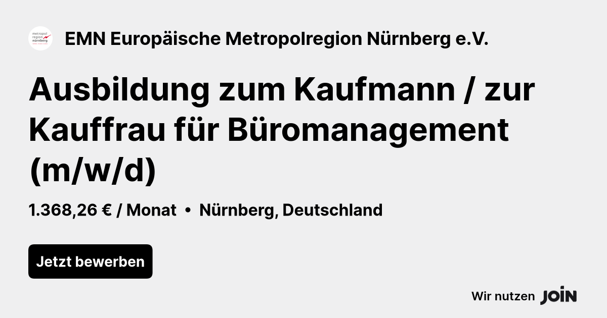 EMN Europäische Metropolregion Nürnberg e.V. logo