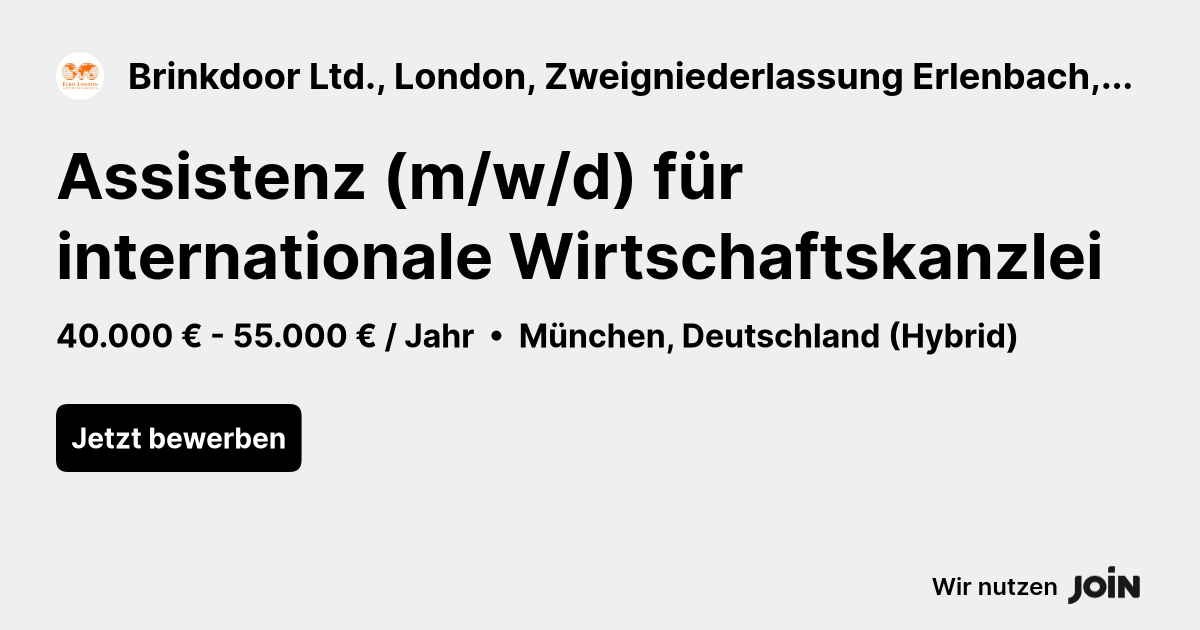 Brinkdoor Ltd., London, Zweigniederlassung Erlenbach, Schweiz logo