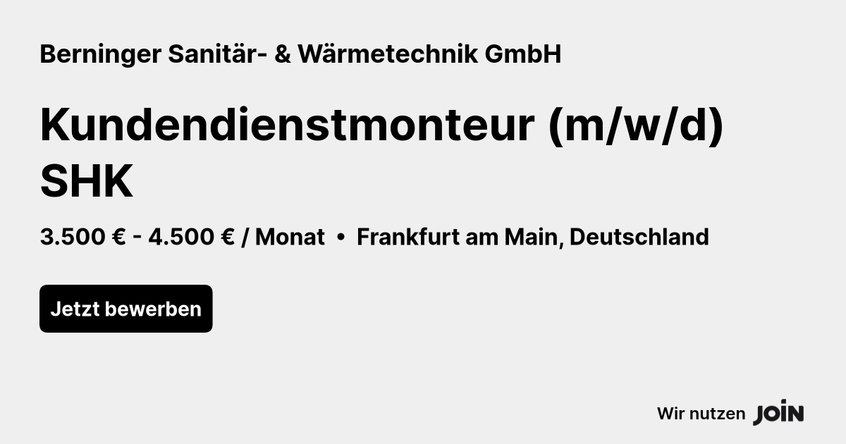 Berninger Sanitär- & Wärmetechnik GmbH logo