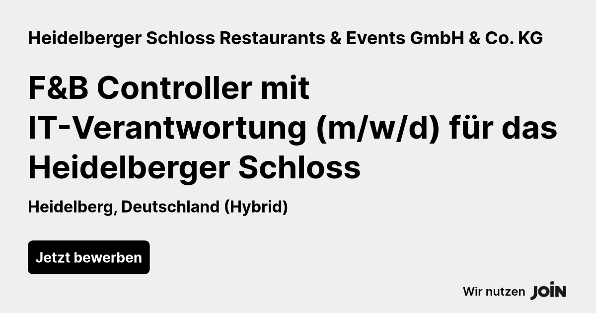 Heidelberger Schloss Restaurants & Events GmbH & Co. KG logo