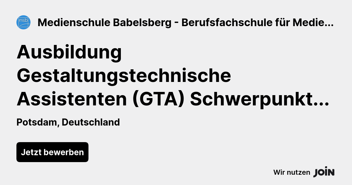 Medienschule Babelsberg - Berufsfachschule für Medien und Kommunikation logo