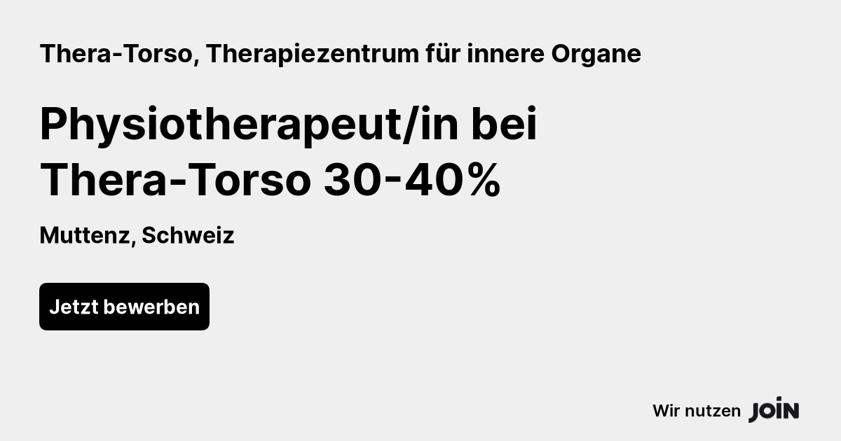 Thera-Torso, Therapiezentrum für innere Organe (Muttenz ...