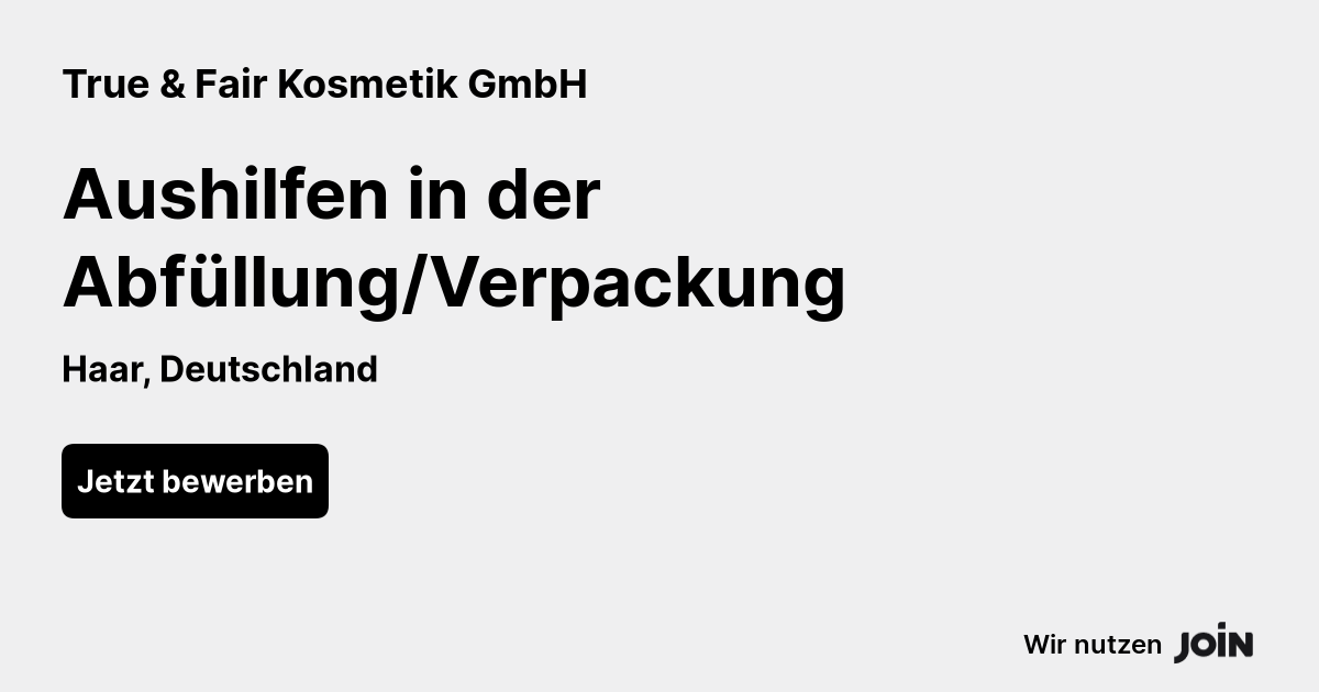 True & Fair Kosmetik GmbH logo