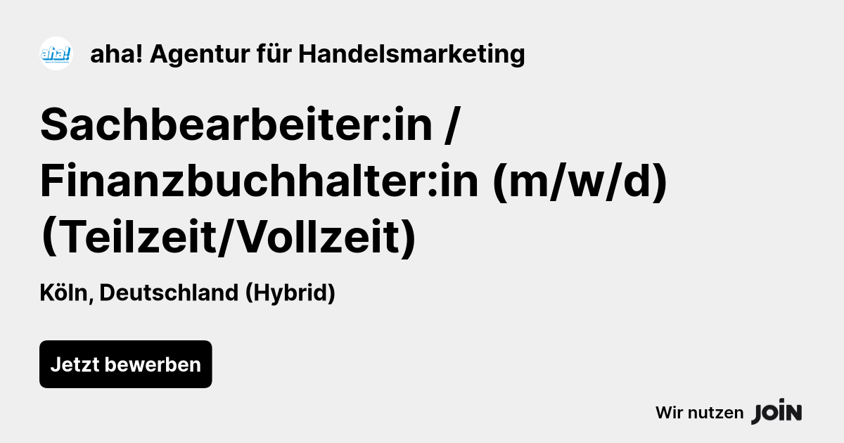 aha! Agentur für Handelsmarketing logo