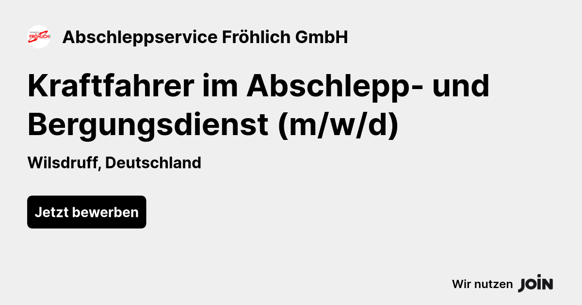 Abschleppservice Fröhlich GmbH logo