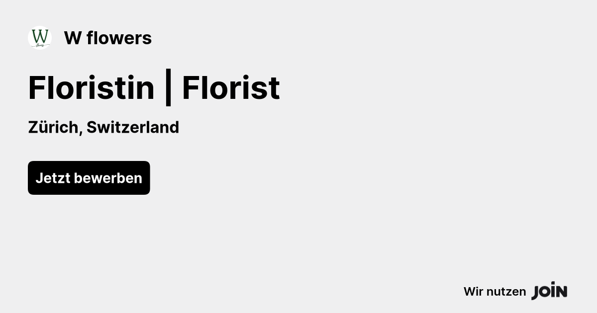 W flowers logo