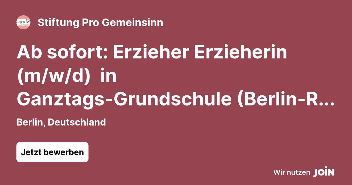 Stiftung Pro Gemeinsinn logo