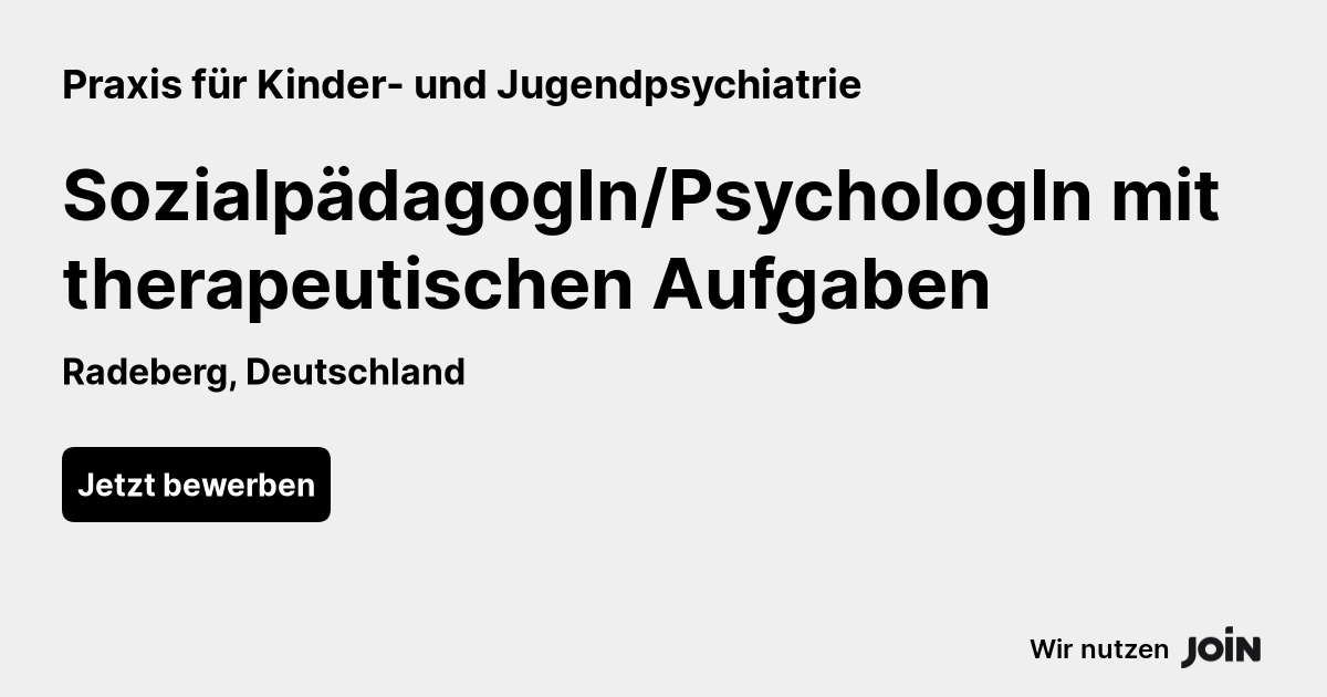 Praxis F R Kinder Und Jugendpsychiatrie Radeberg Sozialp Dagogin Psychologin Mit