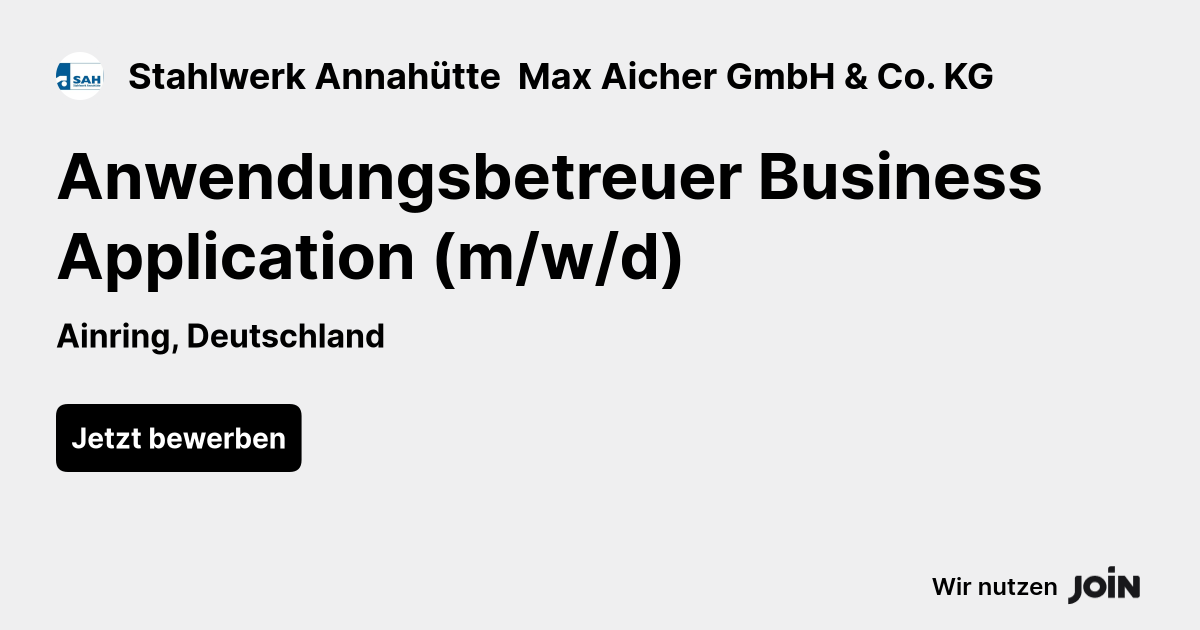Stahlwerk Annahütte  Max Aicher GmbH & Co. KG logo