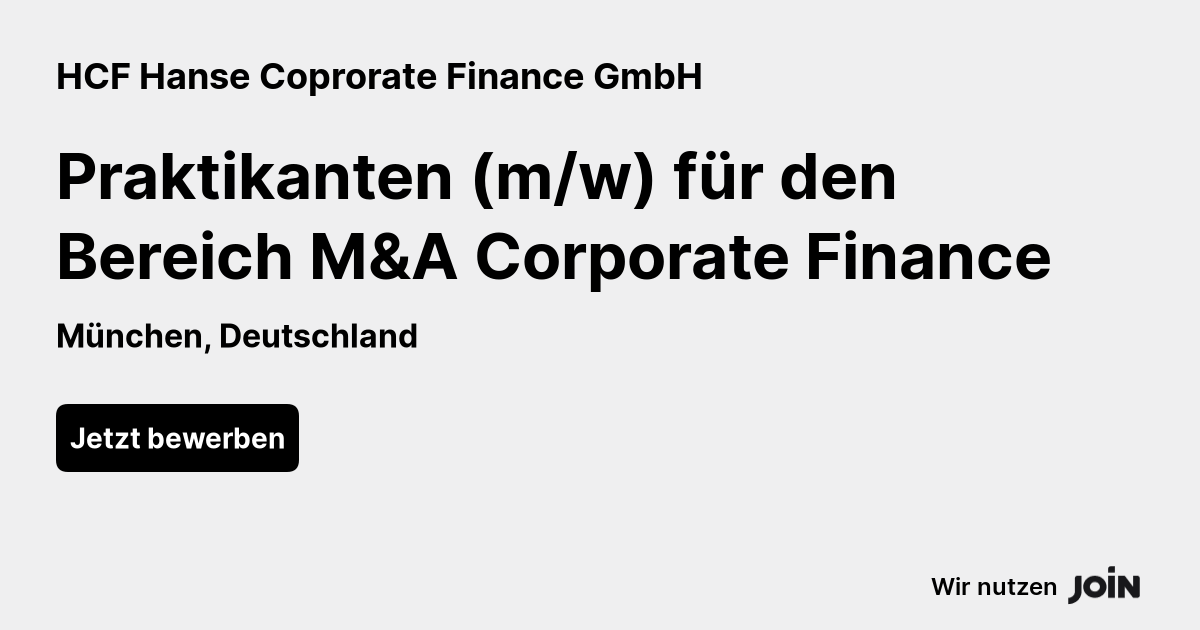 HCF Hanse Coprorate Finance GmbH logo
