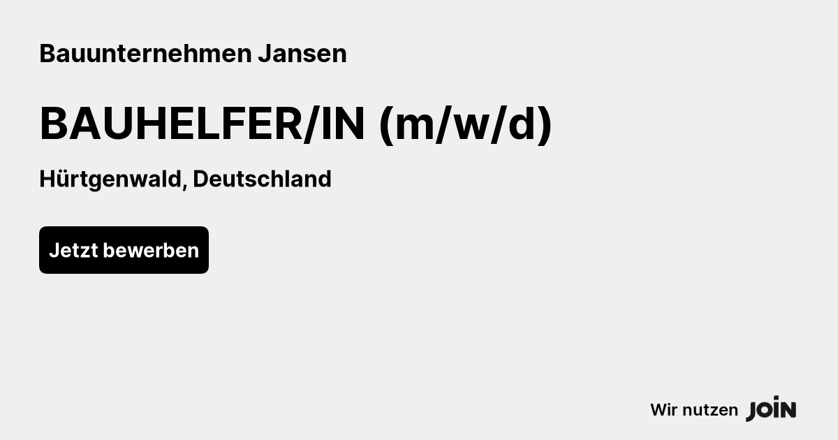 Bauunternehmen Jansen logo