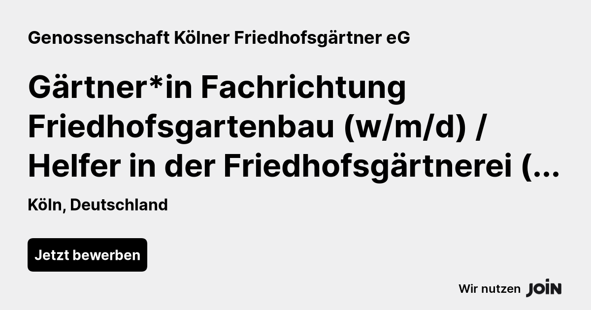 Genossenschaft Kölner Friedhofsgärtner eG logo