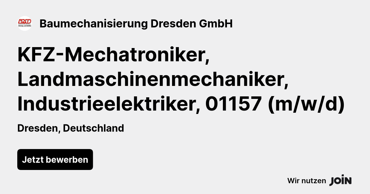 Baumechanisierung Dresden GmbH logo
