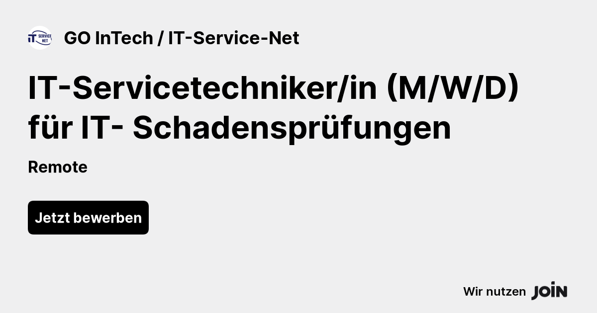 GO InTech / IT-Service-Net logo