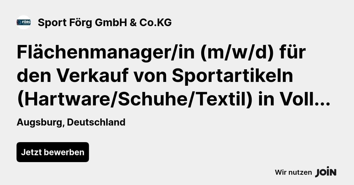 Sport Förg GmbH & Co.KG logo