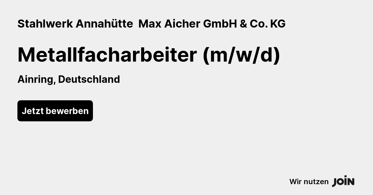 Stahlwerk Annahütte Max Aicher GmbH & Co. KG logo