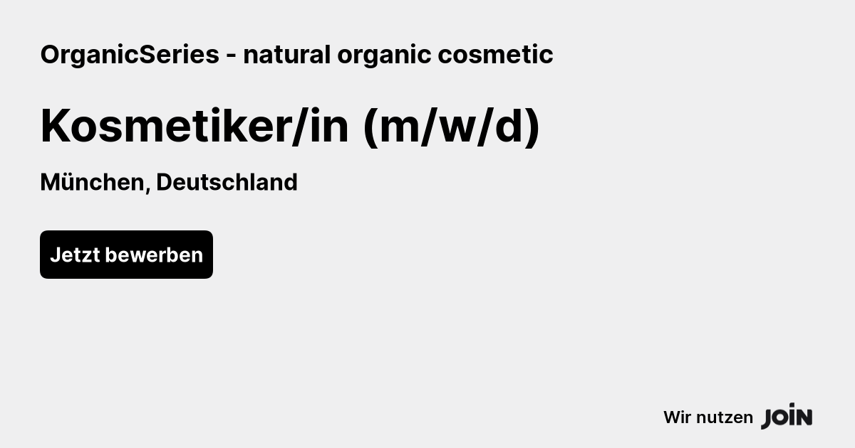 OrganicSeries - natural organic cosmetic logo