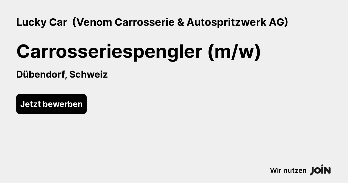 Lucky Car  (Venom Carrosserie & Autospritzwerk AG) logo