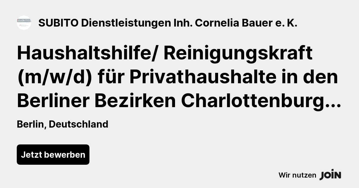 SUBITO Dienstleistungen Inh. Cornelia Bauer e. K. logo
