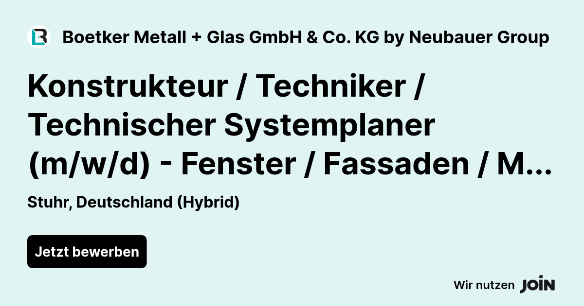 Boetker Metall + Glas GmbH & Co. KG by Neubauer Group logo