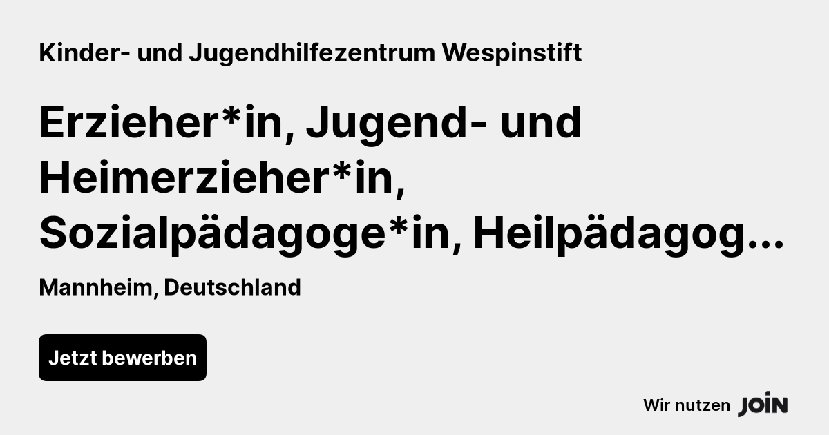 Kinder- und Jugendhilfezentrum Wespinstift logo