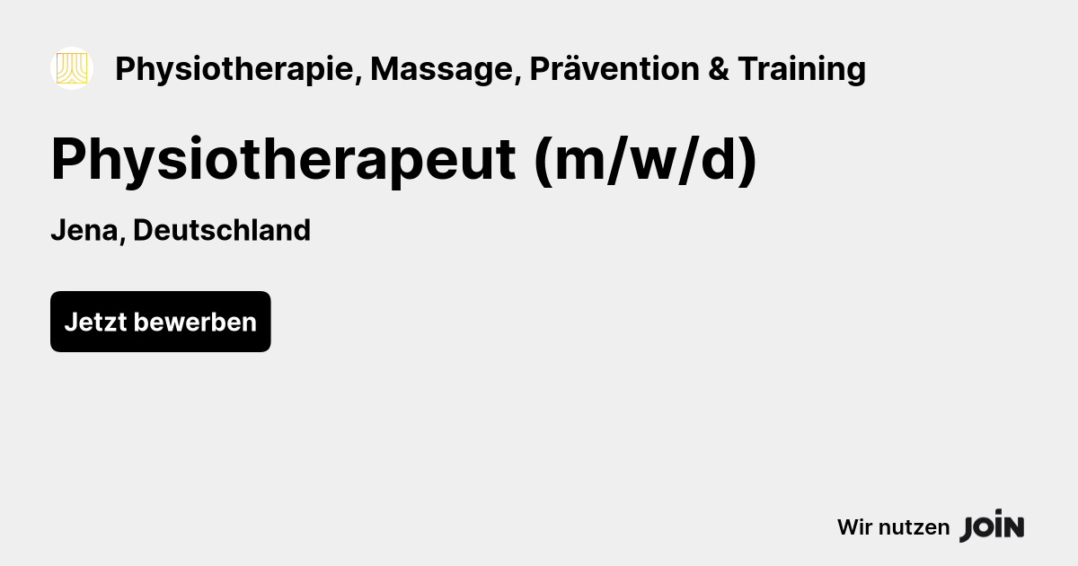Physiotherapie, Massage, Prävention & Training logo