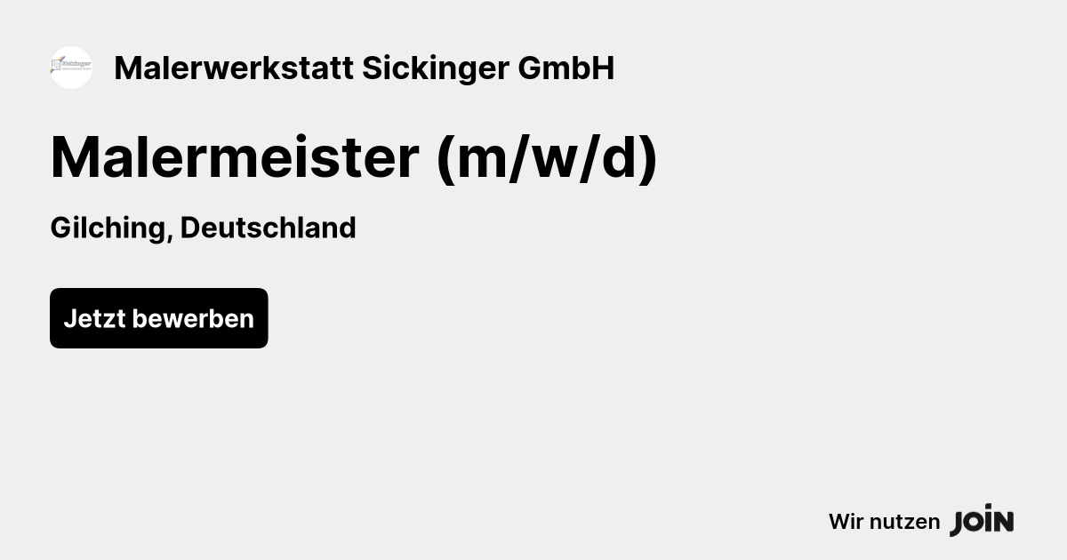 Malerwerkstatt Sickinger GmbH logo