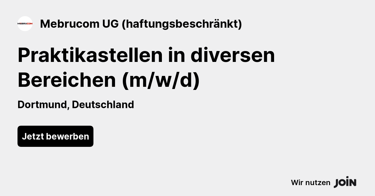 Mebrucom UG (haftungsbeschränkt) logo