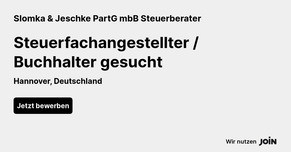 Slomka & Jeschke PartG mbB Steuerberater logo