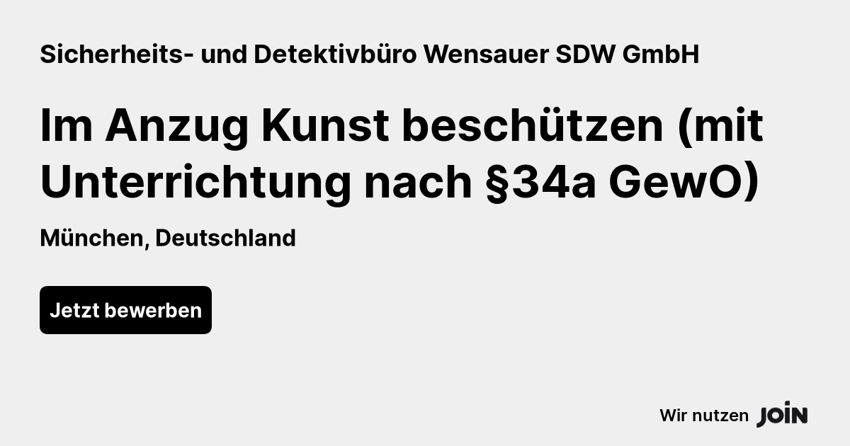 Sicherheits- und Detektivbüro Wensauer SDW GmbH logo