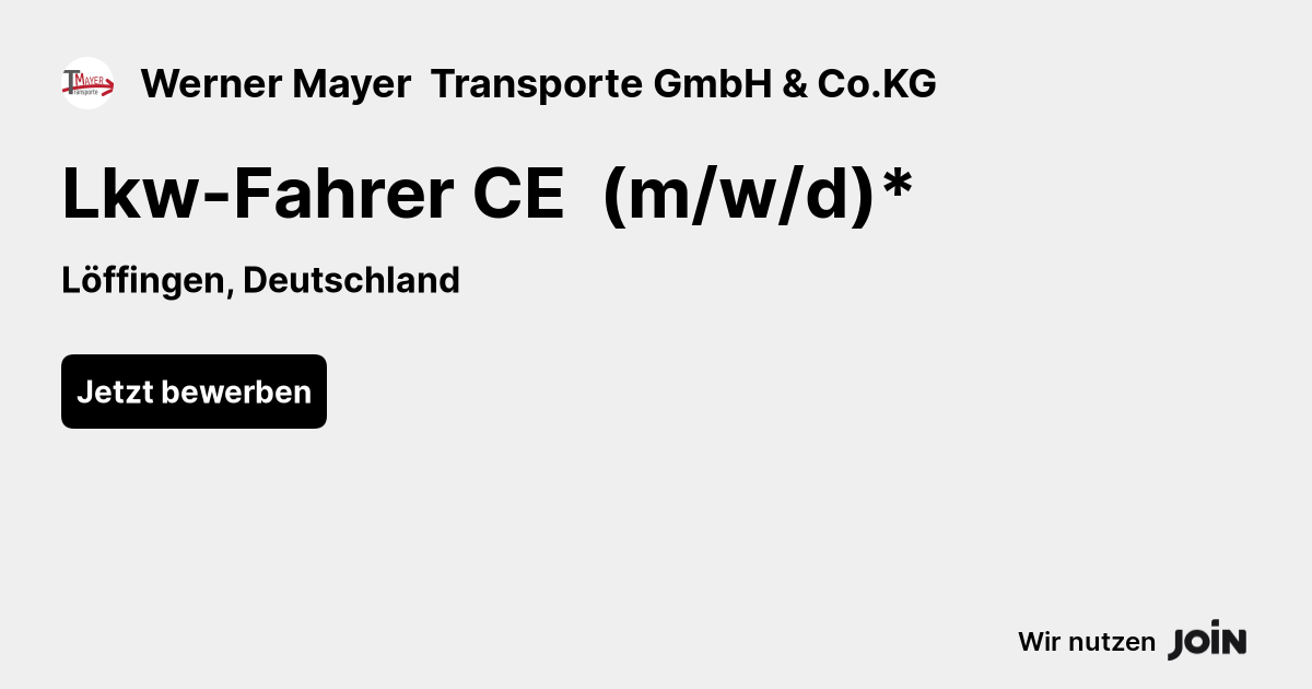 Werner Mayer  Transporte GmbH & Co.KG logo
