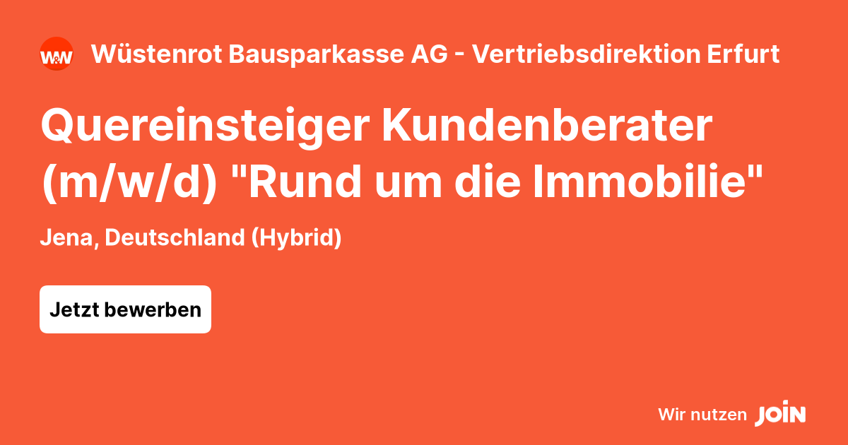 Wüstenrot Bausparkasse AG - Vertriebsdirektion Erfurt logo