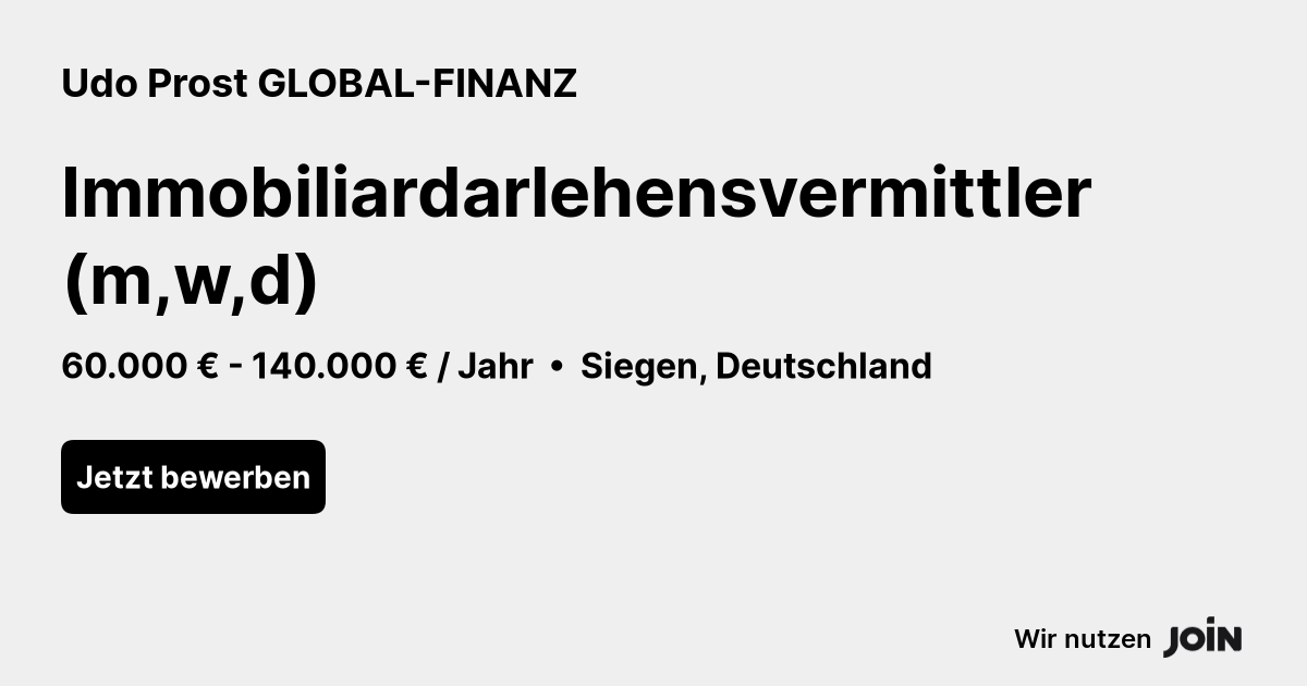 Udo Prost GLOBAL-FINANZ logo